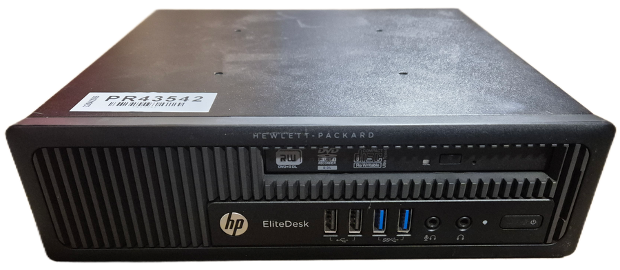 HP EliteDesk 800 G1 USDT 500GB HDD 8GB RAM DVD i5-4570s 2.9GHz NO OS w/ AC adapter ( HT5T98ET#ABU ) USED