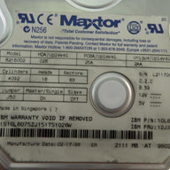 PR03814_82160D2_Maxtor 2.1Gb IDE 5200rpm 3.5in HDD - Image3