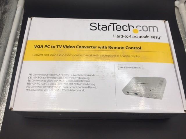 VGA2NTSCPRO VGA PC to TV Video Converter with Remote Control