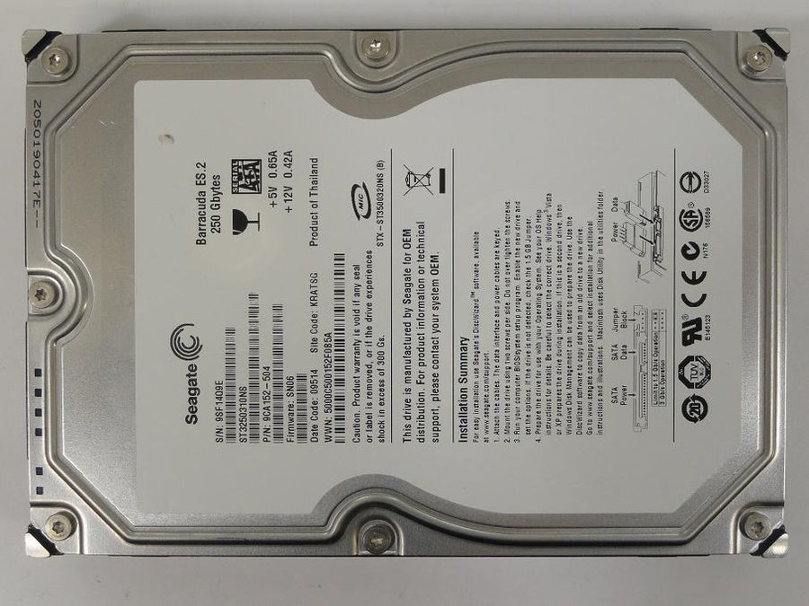 PR14321_9CA152-504_Seagate 250Gb SATA 7200rpm 3.5in HDD - Image2