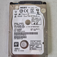 HGST 500GB SATA 7.2KRPM 2.5in HDD ( HTS725050A7E630 H2T5003272S7 Z7K500-500 0J26035 ) USED