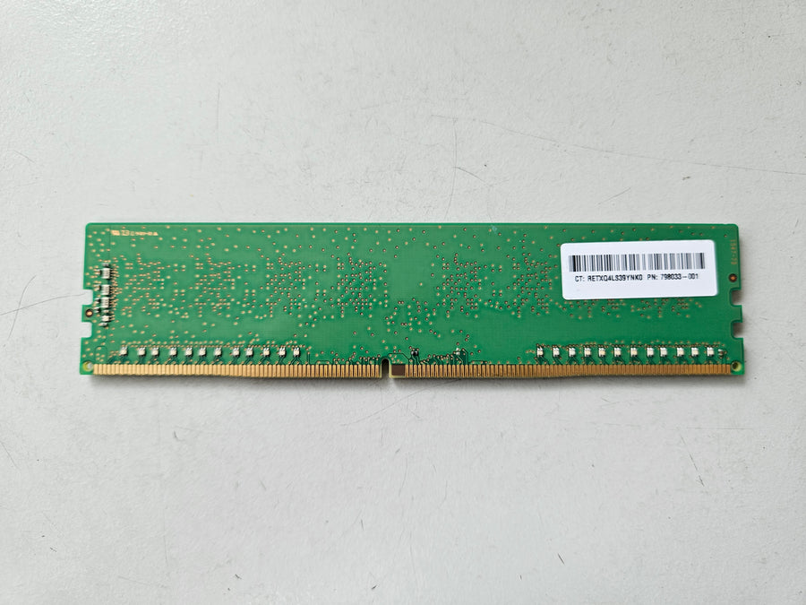 Samsung HP 4GB PC4-17000 DDR4-2133 nonECC Unbuffered CL15 288Pin DIMM ( M378A5143DB0-CPB 798033-001 ) REF