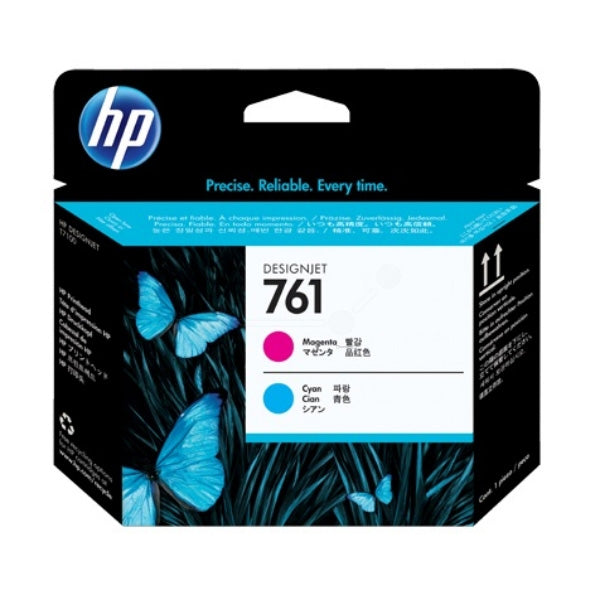 HP DesignJet T7100 Cyan / Magenta 761 Ink ( CH646A ) NEW OLD STOCK FINAL SALE