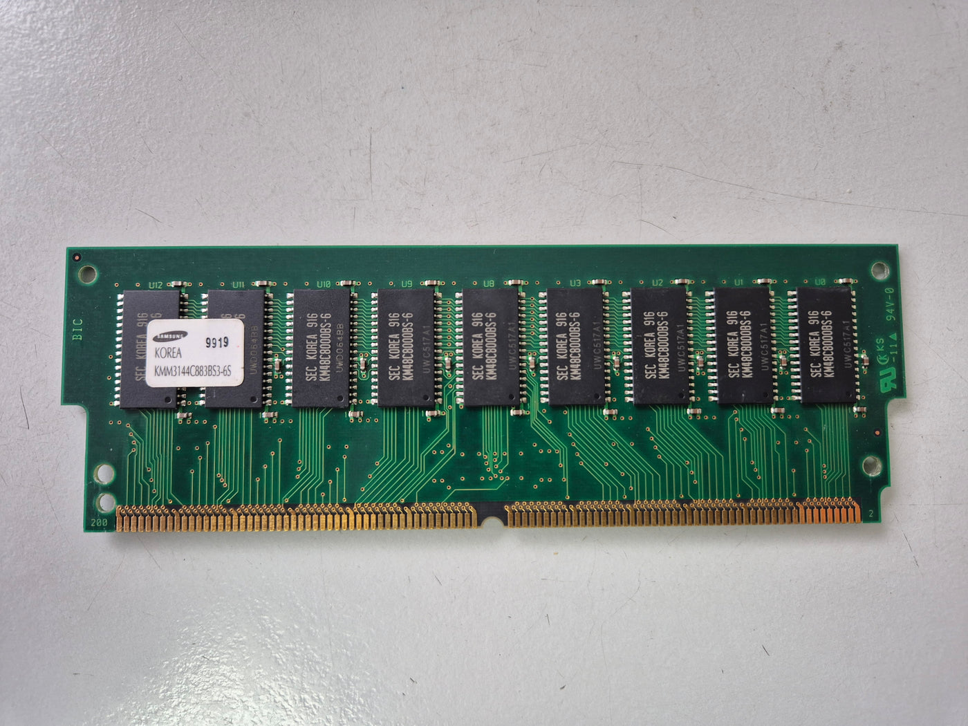 Samsung 128MB 60ns 200Pin ECC DIMM ( KMM3144C883BS3-6S ) REF