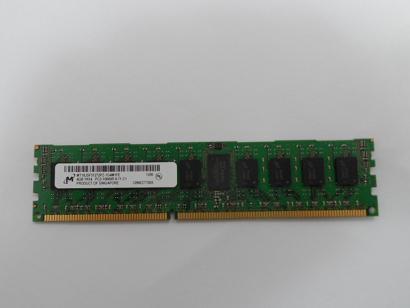 MT18JSF51272PZ-1G4M1FE - HP/Micron 4GB PC3-10600 DDR3-1333MHz ECC Registered CL9 240-Pin DIMM Single Rank Memory Module Mfr P/N MT18JSF51272PZ-1G4M1FE - Refurbished