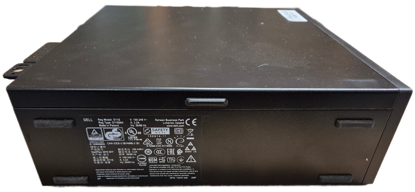 Dell Optiplex 3070 SFF 120GB SSD 8GB RAM DVD i5-9500 3GHz Win10 ( D11S004 ) USED