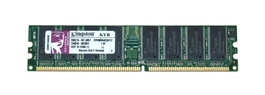 Kingston 512MB PC3200 DDR-400MHz DIMM RAM ( 9905216-007.A01LF KVR400X64C3A/512 ) REF