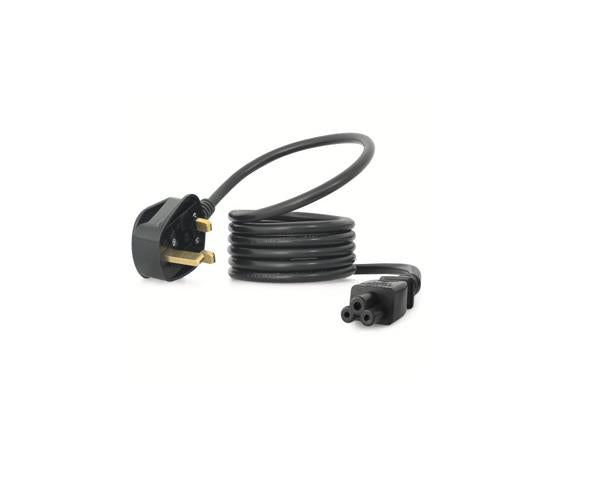 Belkin UK Laptop Power Cable UK Plug to C5 Style Connector 1.8m  (F3A214U06 New)
