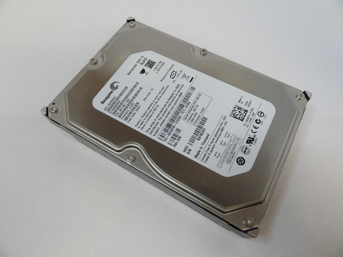 9BJ14G-033 - Seagate Dell 320GB SATA 7200rpm 3.5in Barracuda 7200.10 HDD - Refurbished