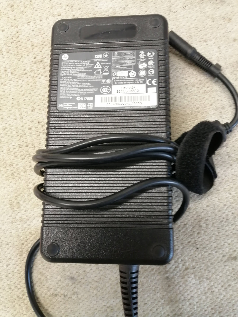 HP AC ADAPTER HSTNN-LA12 IN 240 V 3.5A OUT 19.5 V  11.8 A ( 608432-001 USED )