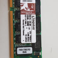 Kingston 512MB DDR-266MHz PC2100 non-ECC Unbuffered CL2.5 200-Pin SoDimm Memory Module (KTM-TP0028/512  9905064-010)