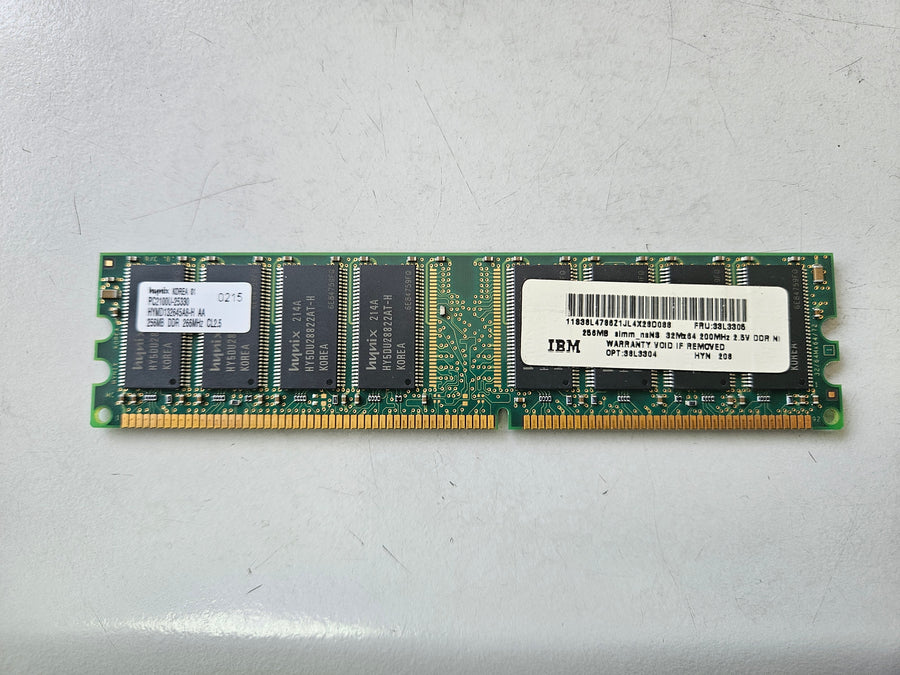 Hynix IBM 256MB PC2100 DDR-266MHz CL2.5 184-Pin DIMM ( HYMD132645A8-H 33L3305 ) REF
