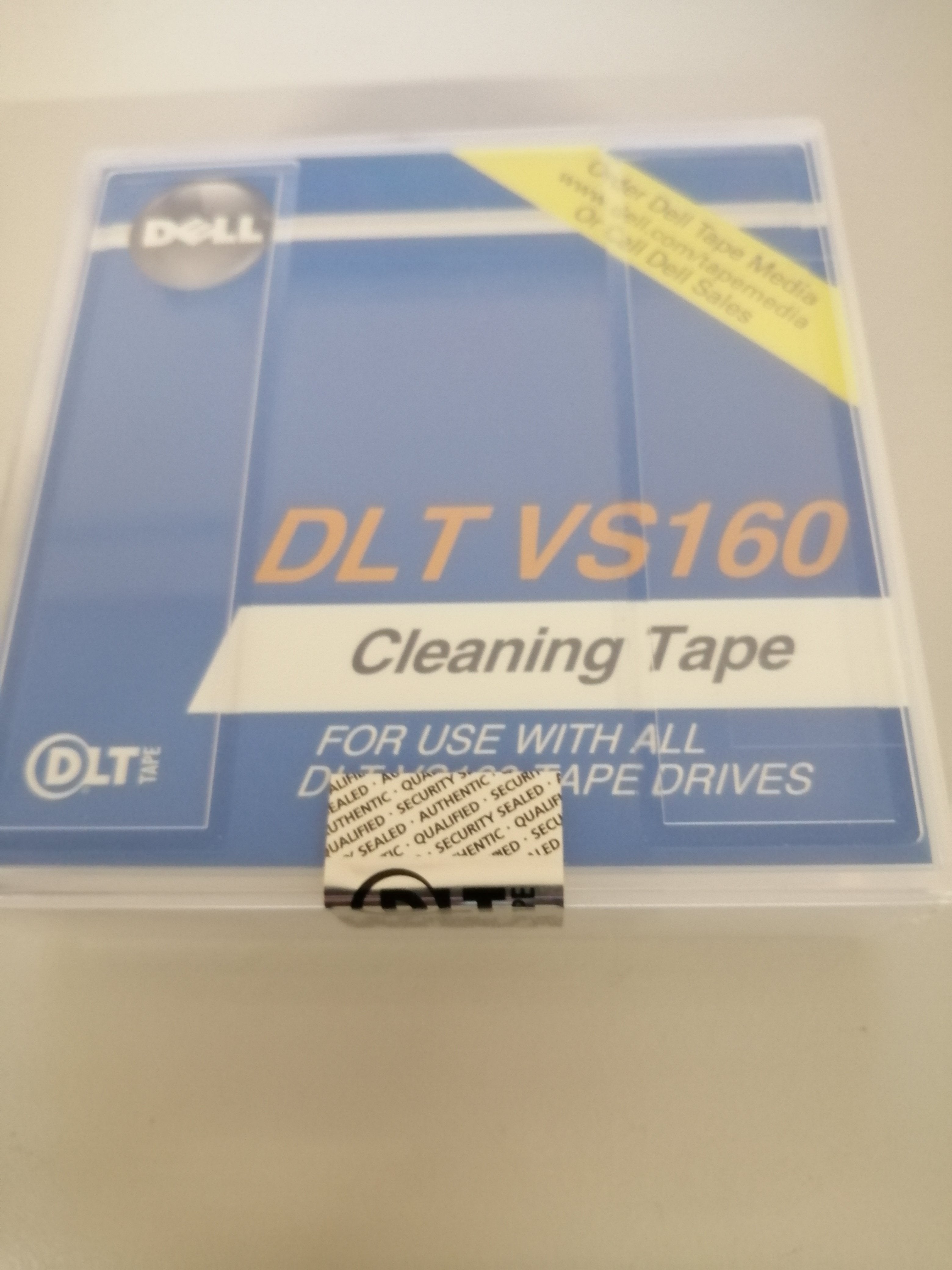DELLDLT VS160 CLEANING TAPE FOR VS160 TAPE DRIVES ( X0938 NEW SEALED BOX )