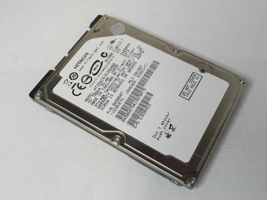 PR20366_0A50687_Hitachi 160Gb SATA 5400rpm 2.5in HDD - Image2