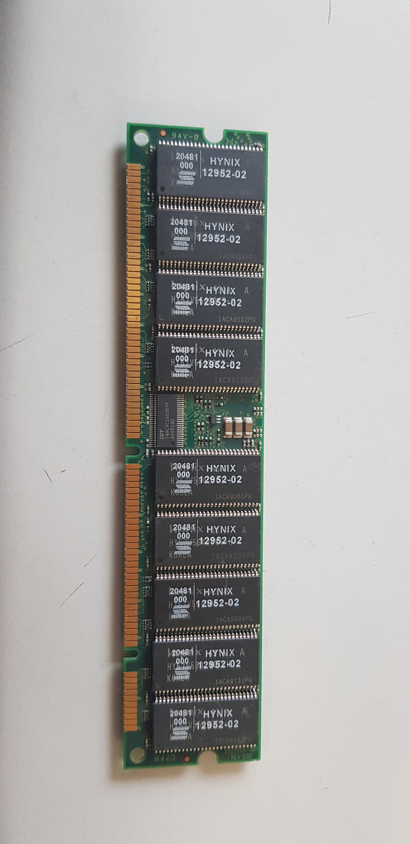 Kingston 1GB PC133 133MHz ECC Registered CL3 168-Pin DIMM Memory Module for Dell 311-1363 (KTD-PE1550/1024A  9965086-003)
