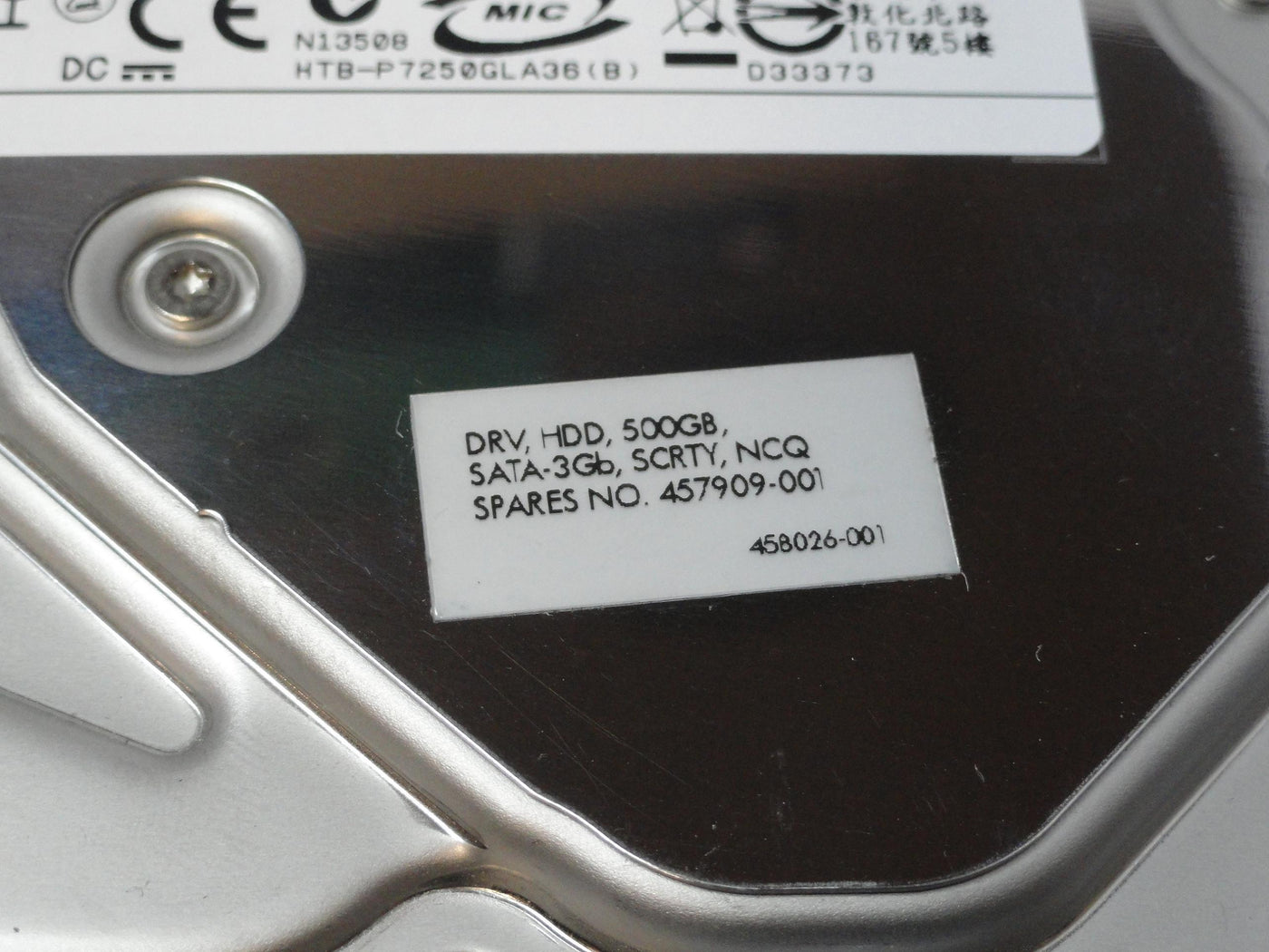 PR20117_0A36886_Hitachi HP 500GB SATA 7200rpm 3.5in HDD - Image2