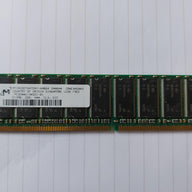 Sun/Micron 512Mb DDR400 184pin PC3200 SDRAM DIMM Memory ( MT18VDDT6472AY-40BG4 370-7943-01 )