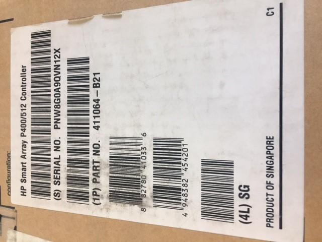 HP Smart Array P400/512 Controller (411064-B21 P400)