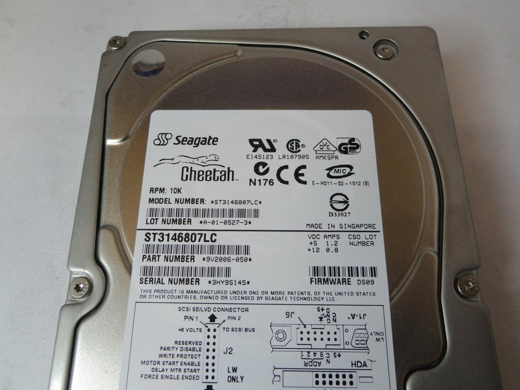 PR21884_9V2006-050_Seagate 146Gb SCSI 80 Pin 10Krpm 3.5in HDD - Image3