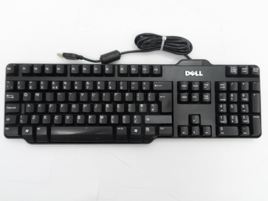 Dell 105 Key Soft Touch USB Keyboard Black ( UY780 L100 0UY780 ) USED