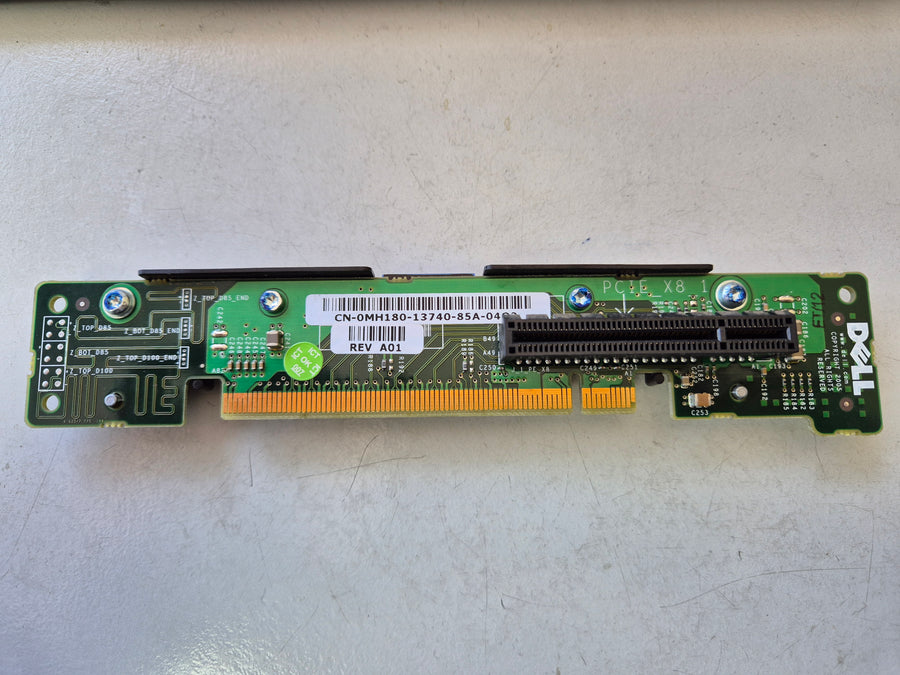Dell PowerEdge 1950 2950 2970 R300 PCI-e Center Riser Board ( 0MH180 ) REF