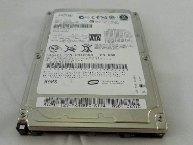 CA06672-B202000B - Fujitsu SATA 150 60GB 5400rpm 2.5" HDD - Refurbished
