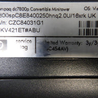 PR24752_dc7800p_HP Compaq dc7800 Core Duo 3GHz Minitower PC - Image4