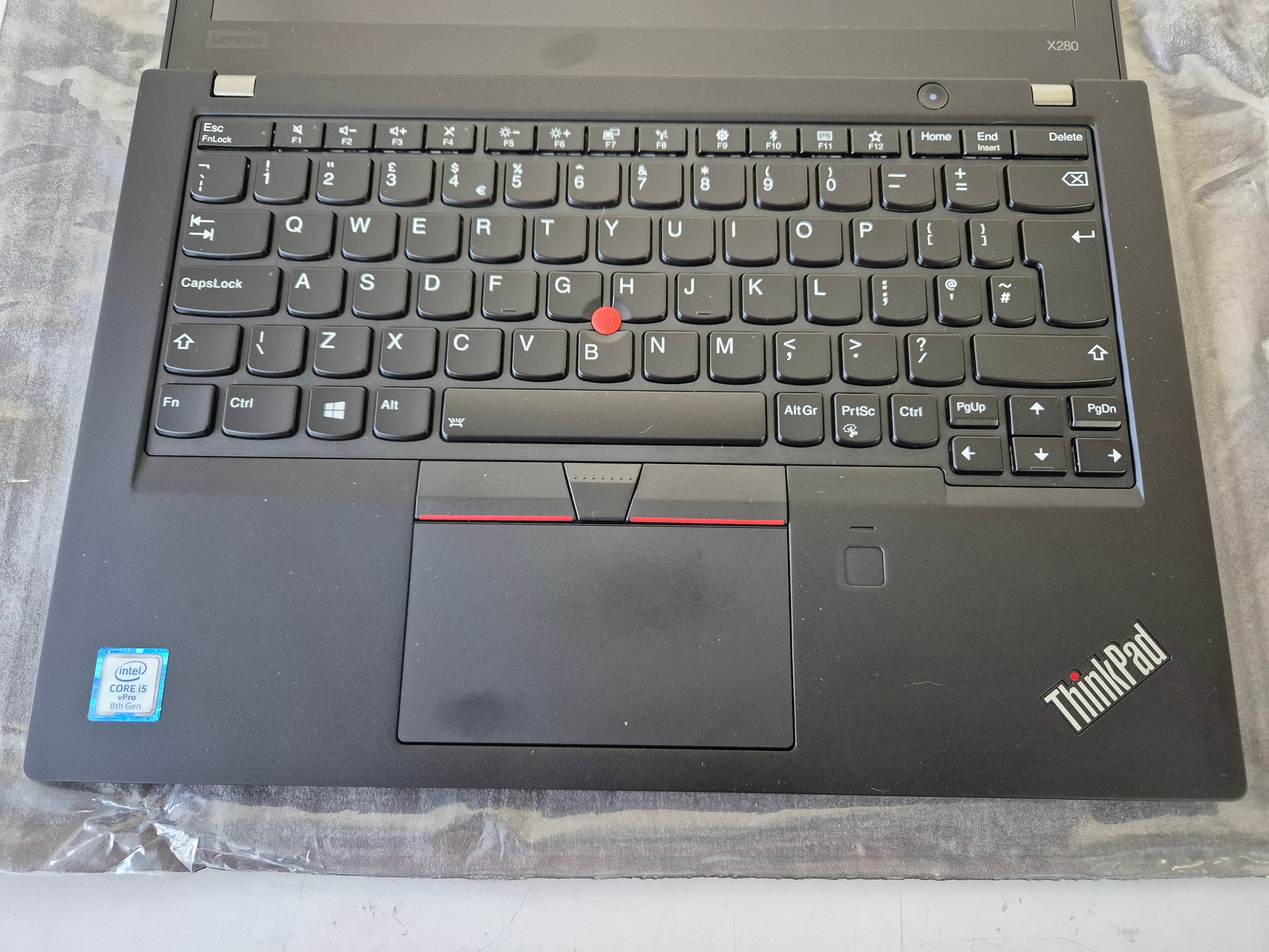 Lenovo ThinkPad X280 500GB SSD 16GB RAM i5-8350U 1.9GHz Win10 12.5" ( 20KE-S10600 ) REF