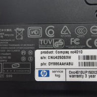 nc4010 - HP Compaq nc4010 256Mb Ram 1.5Ghz No HDD Laptop - Black & Silver - With PSU - USED