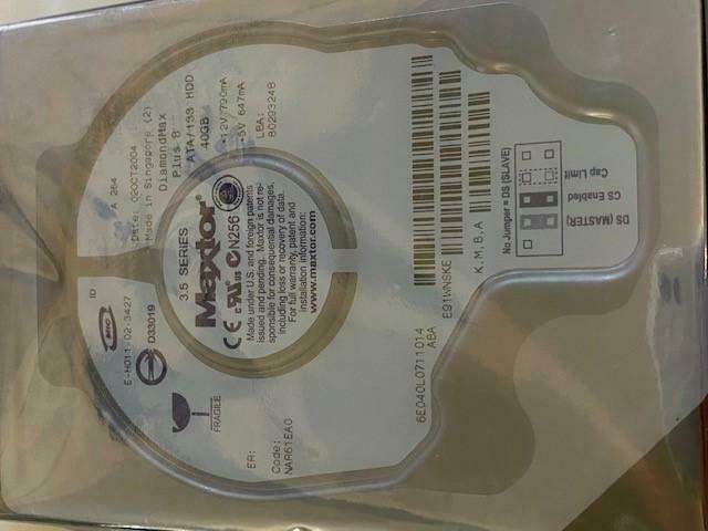 Maxtor Dimond Max-Plus8 40GB 3.5" IDE Hard Drive