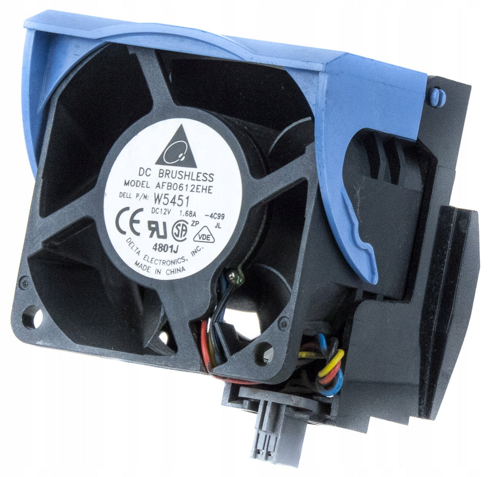 Delta Electronics Dell 12V 1.68A 4Wire DC Brushless Cooling Fan ( AFB0612EHE 0H2401 W5451 0W5451 ) USED