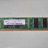 Micron HP 128MB PC2700 DDR-333MHz non-ECC Unbuffered CL2.5 184-Pin DIMM ( MT4VDDT1664AG-335C3 305956-041 ) REF