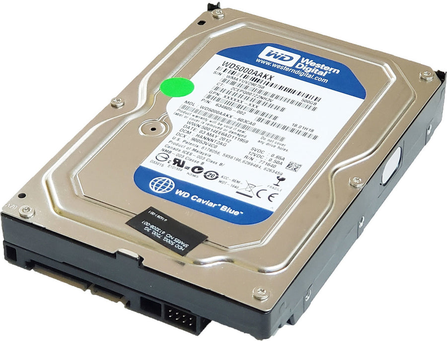 Western Digital 500Gb SATA 7200rpm 3.5in HDD ( WD5000AAKX-221CA1 ) REF