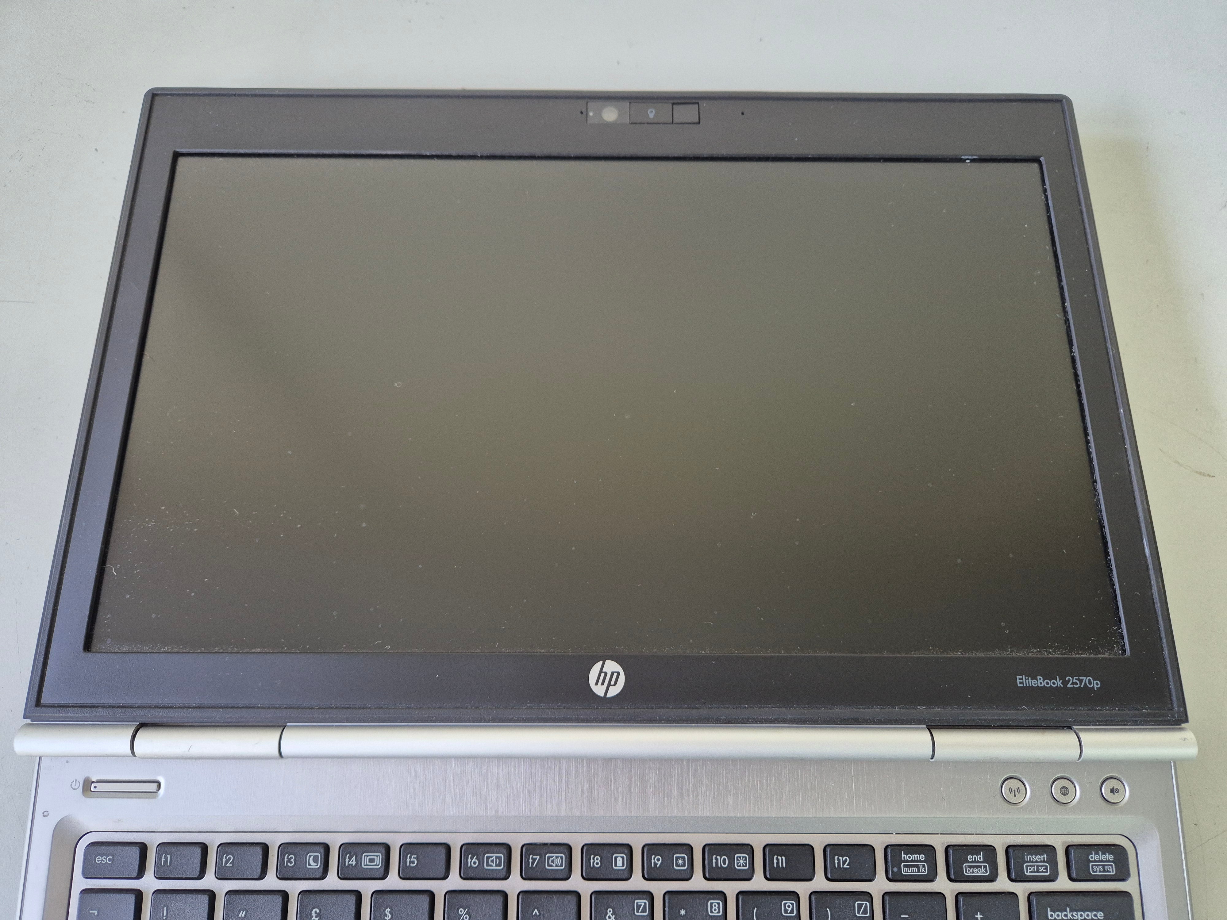 HP EliteBook 2570p NO HD NO OS 4GB RAM i5-3210M 12.5" BIOS LOCKED SPR