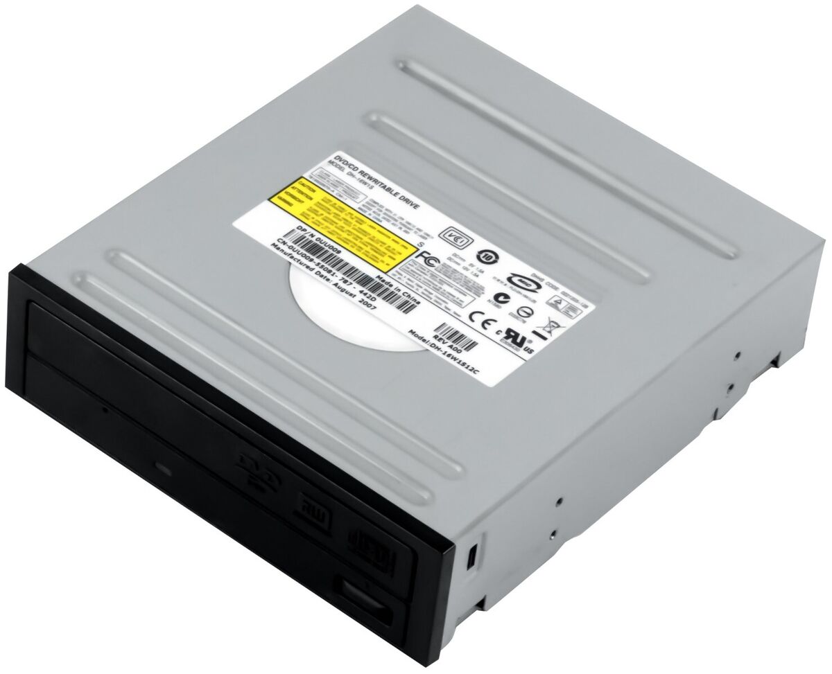 Dell DH-16W1S 16x SATA CD/DVD-RW Black Bezel Drive ( DH-16W1S12C 0UU009 ) USED