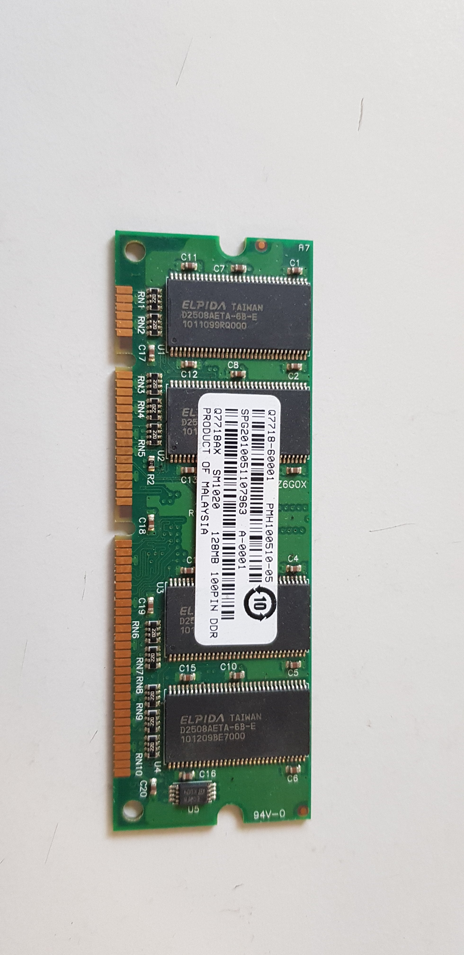 HP 128MB 100Pin DDR DIMM printer memory Module for Laserjet 9050 series (Q7718AX)