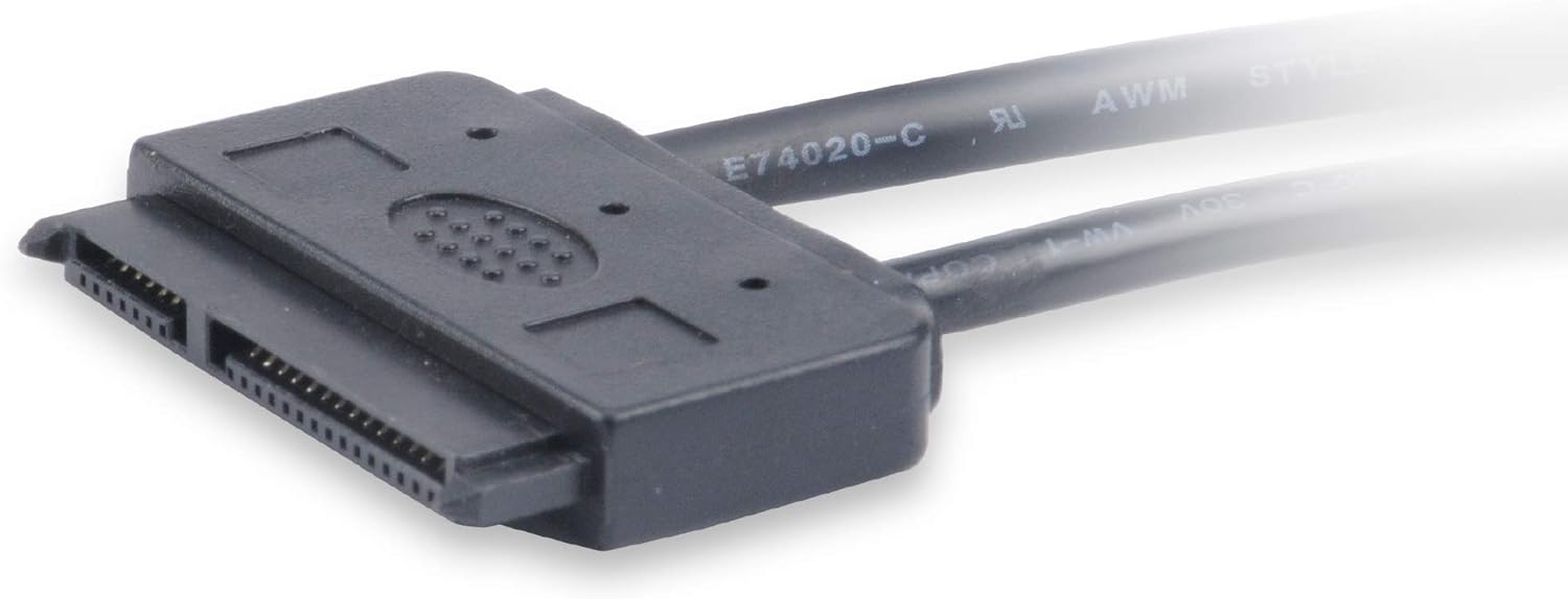 Akasa Flexstor eSATA Cable for 2.5" HDD ( AK-CBSA03-80BK ) NEW