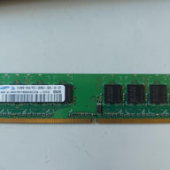 Samsung 512MB DDR2-400MHz PC2-3200 non-ECC Unbuffered CL3 240-Pin DIMM Memory Module (M378T6553CZ0-CCC)