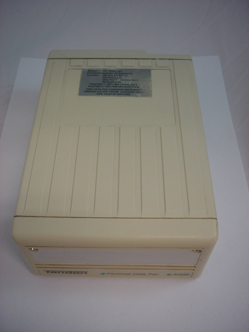 PR00530_TM383_Tandon Personal Data Pac 30Mb - Image2