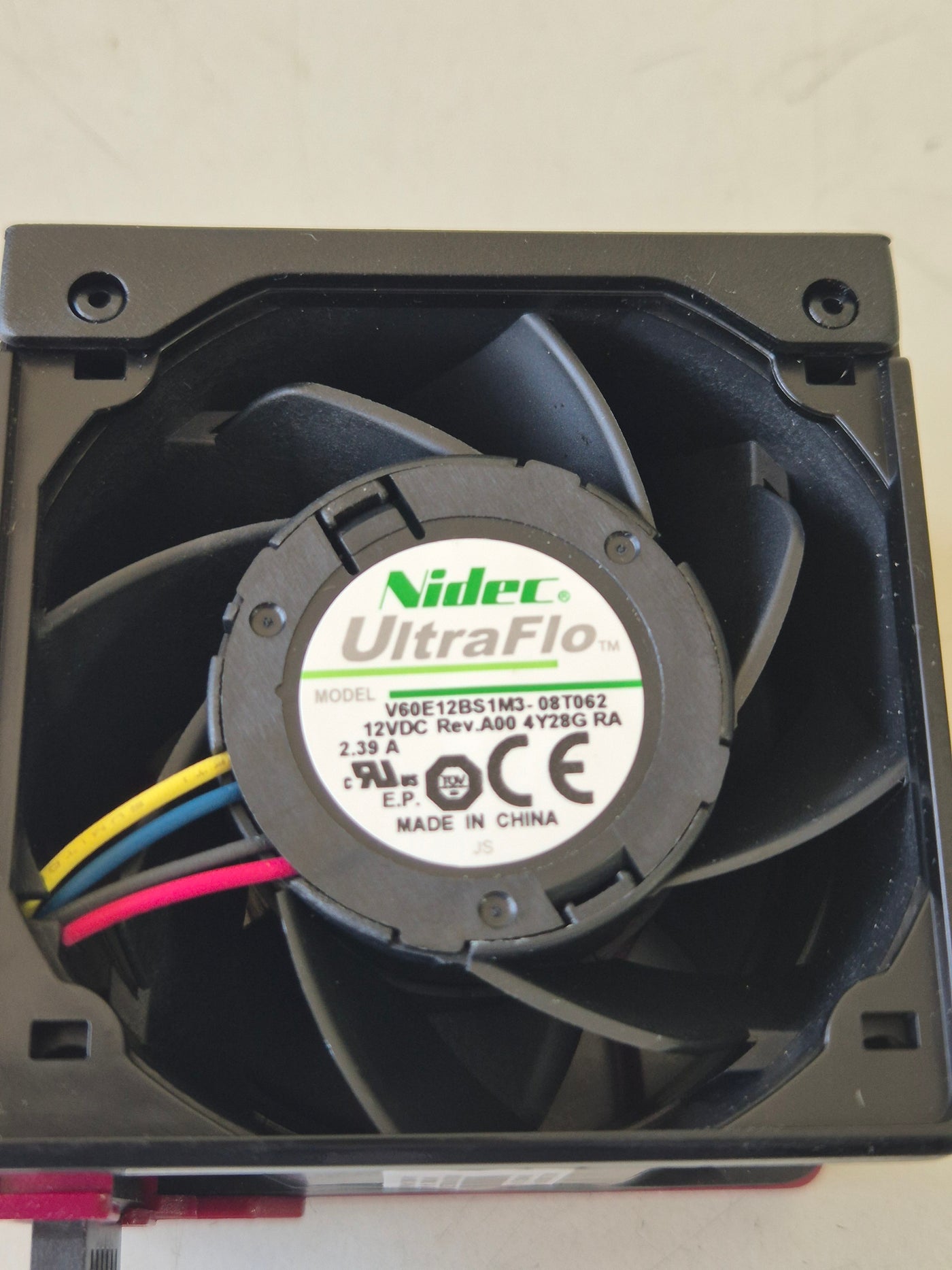 Nidec HP UltraFlo Performance 60mm Server Fan ( V60E12BS1M3-08T062 796853-001 ) NOB