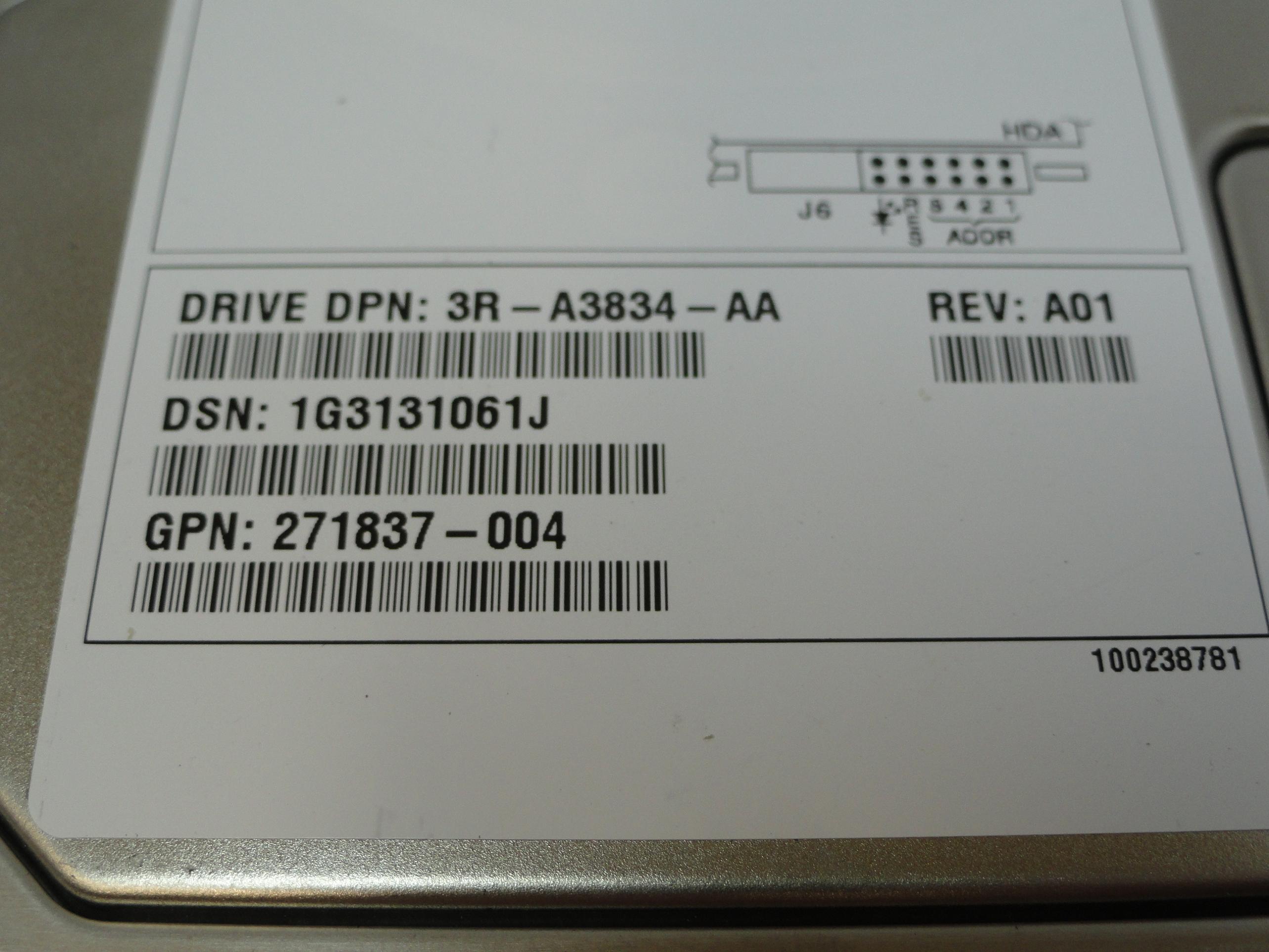 PR18780_9V3006-041_Seagate HP 72.8GB SCSI 80 Pin 10Krpm 3.5in HDD - Image2