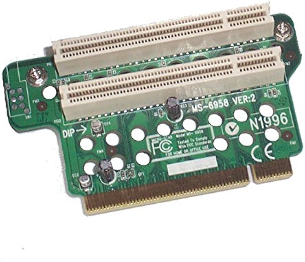 Micro-Star 2-Port PCI Riser Card ( MS-6958 ) USED