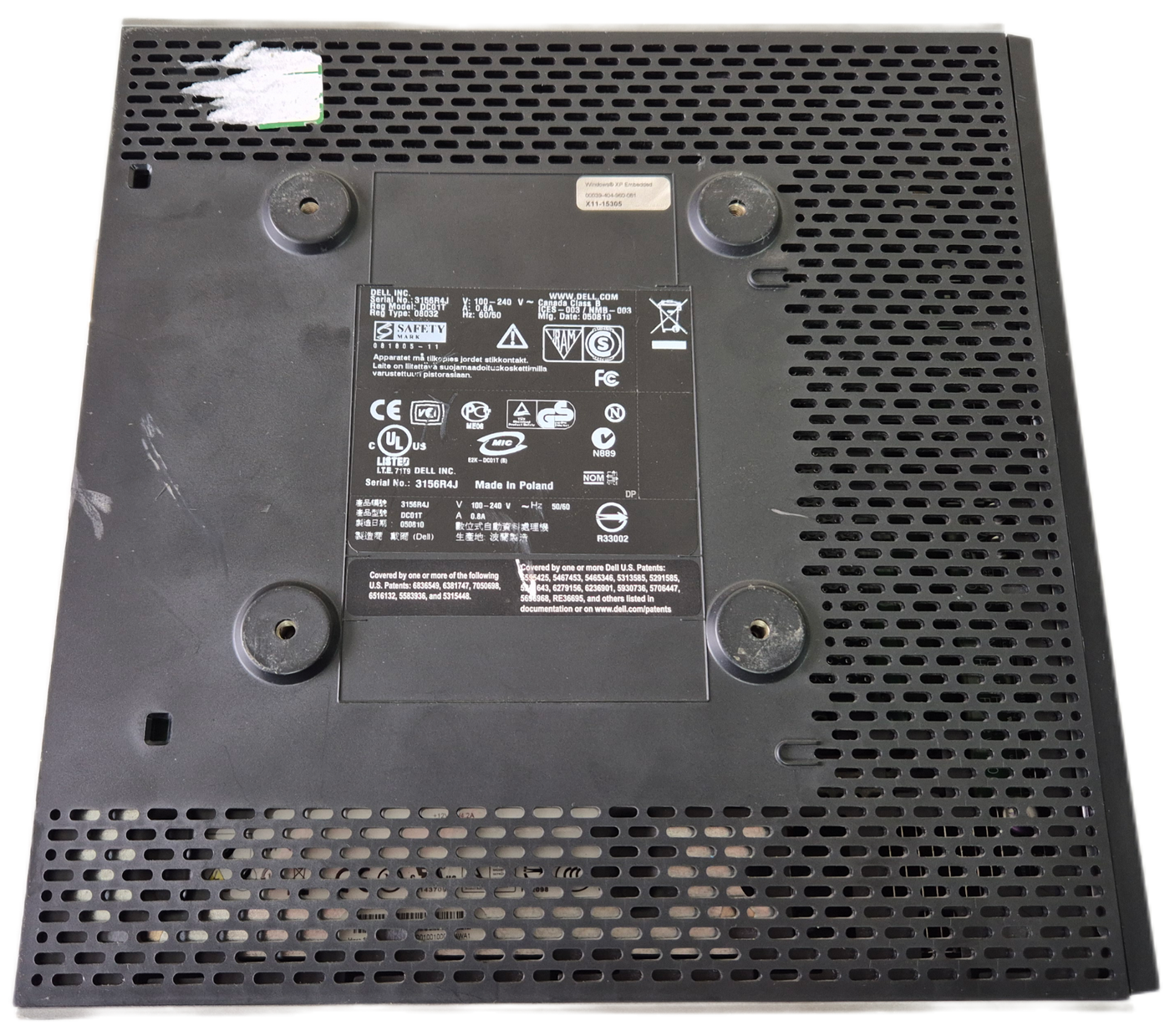 Dell Optiplex FX160 1GB SSD 2GB RAM Intel Atom 1.6GHz NO OS Mini PC ( DC01T ) USED