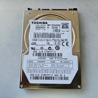 Toshiba Dell 120GB SATA 5400RPM 2.5in HDD ( MK1234GSX 0WH808 ) REF