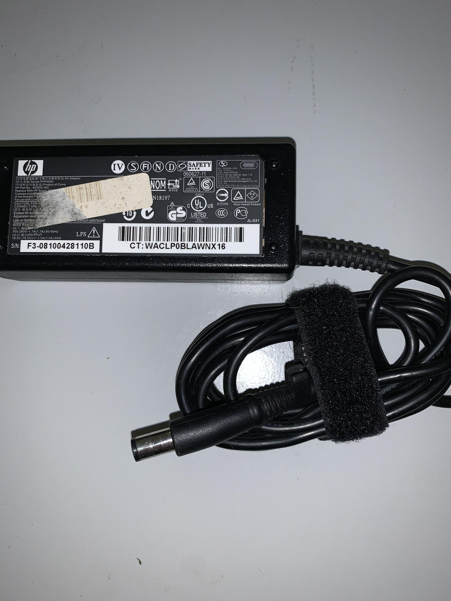 Original HP UK Adapter Charger 65W (463552-002 9i08B0 USED)