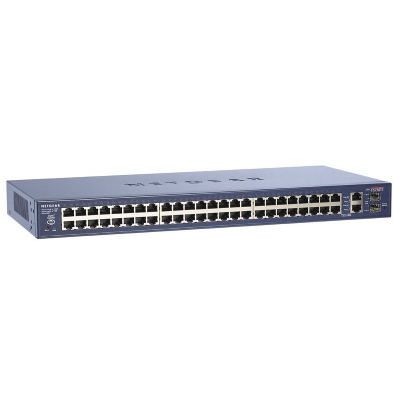 Netgear 48port 10/100 2 Gigabit ports Smart Switch ( FS750T2   Netgear Ref )