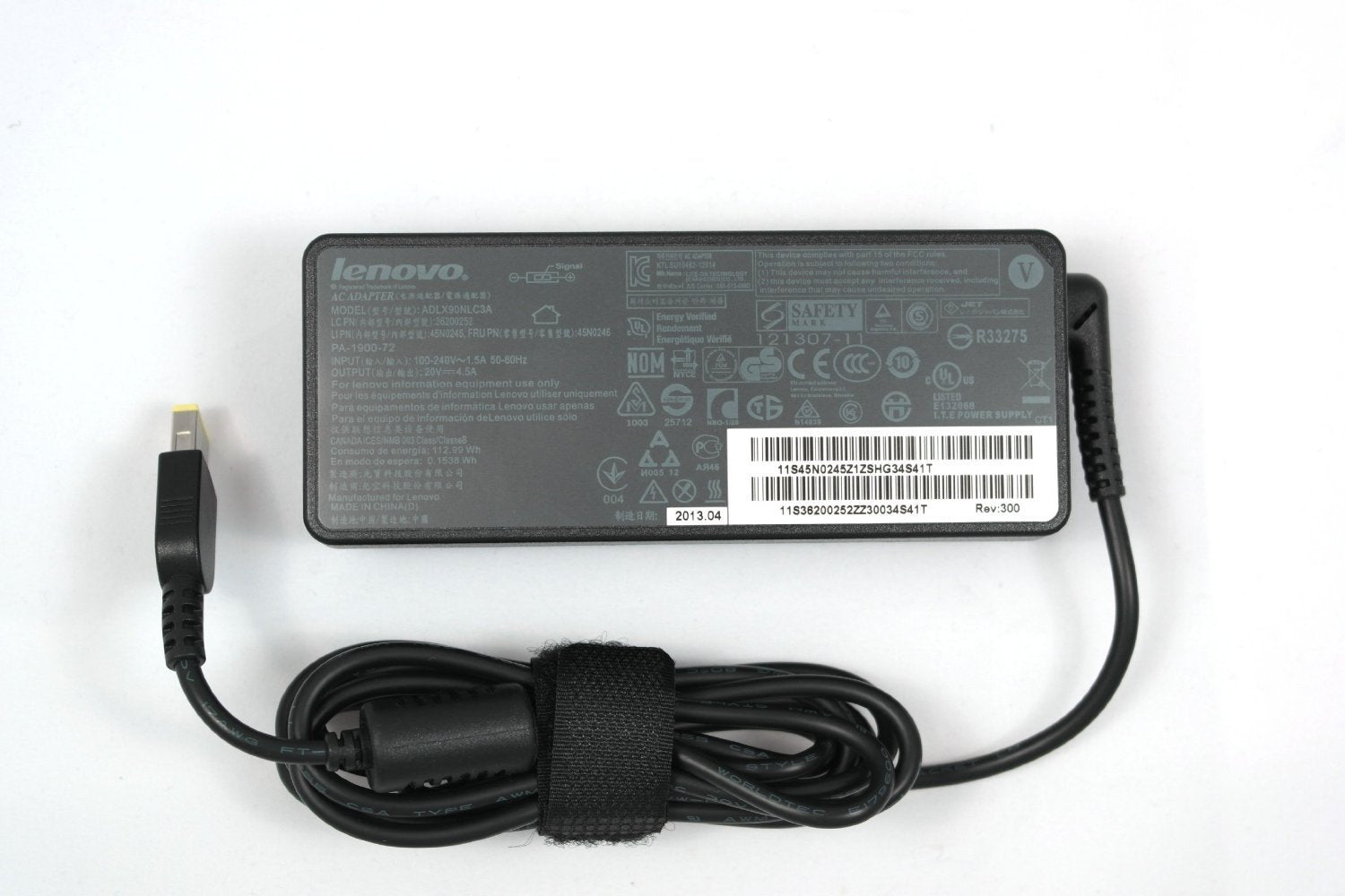 Lenovo 90W IN 100-240V OUT 20V 4.5A AC Adaptor ( ADLX90NDC3A ) USED