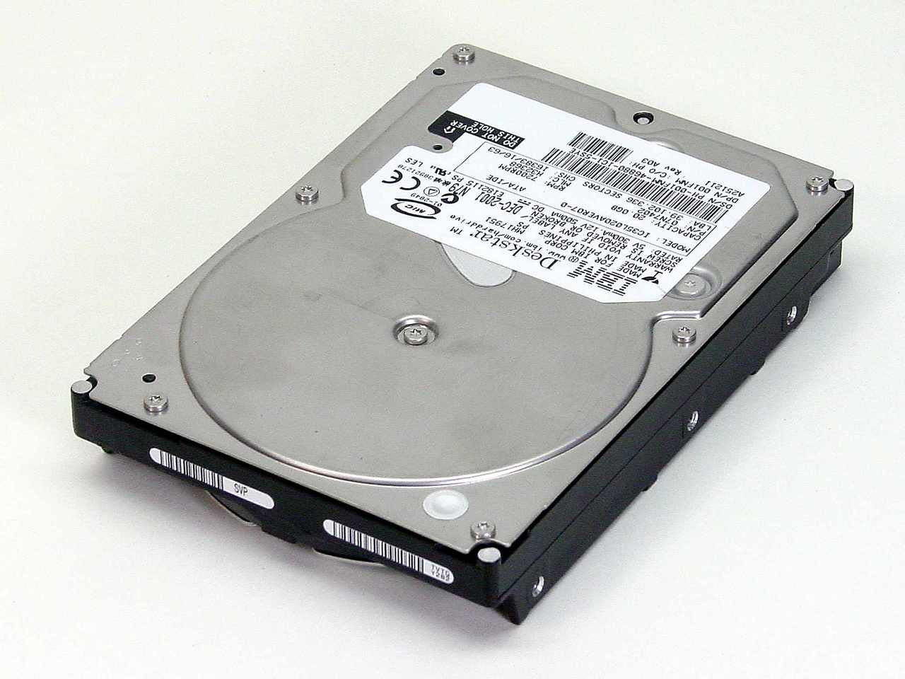 IBM Dell 20GB 7200RPM 3.5in IDE HDD ( 07N7402 IC35L020AVER07-0 001FNM ) REF