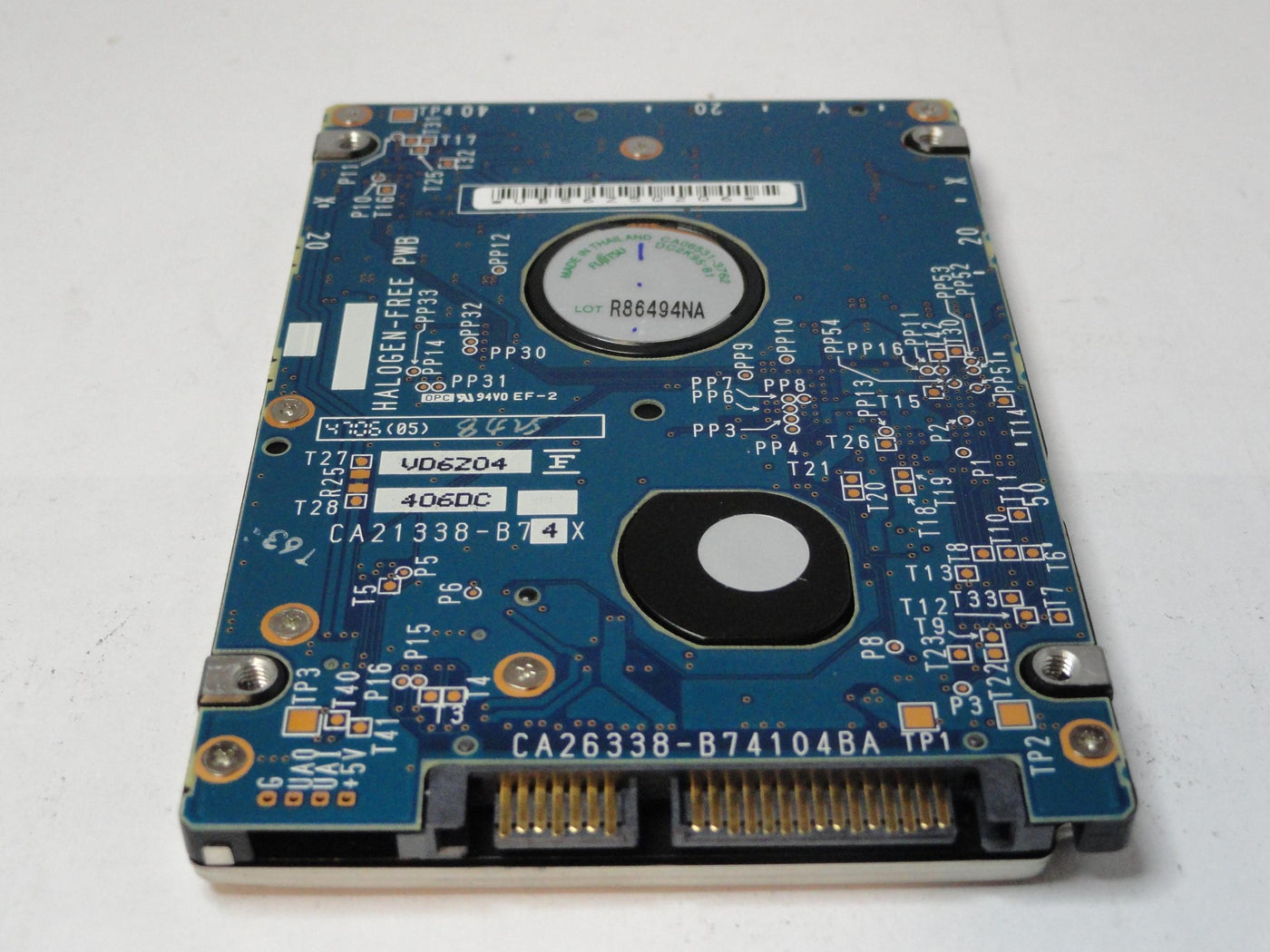 PR20184_CA06672-B25100C1_Fujitsu HP 60Gb SATA 5400rpm 2.5in HDD - Image4