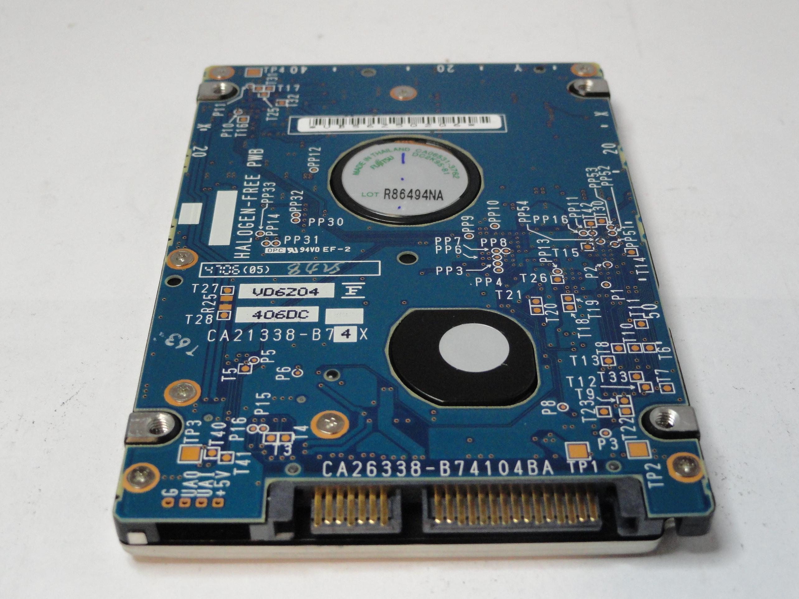 PR20184_CA06672-B25100C1_Fujitsu HP 60Gb SATA 5400rpm 2.5in HDD - Image4